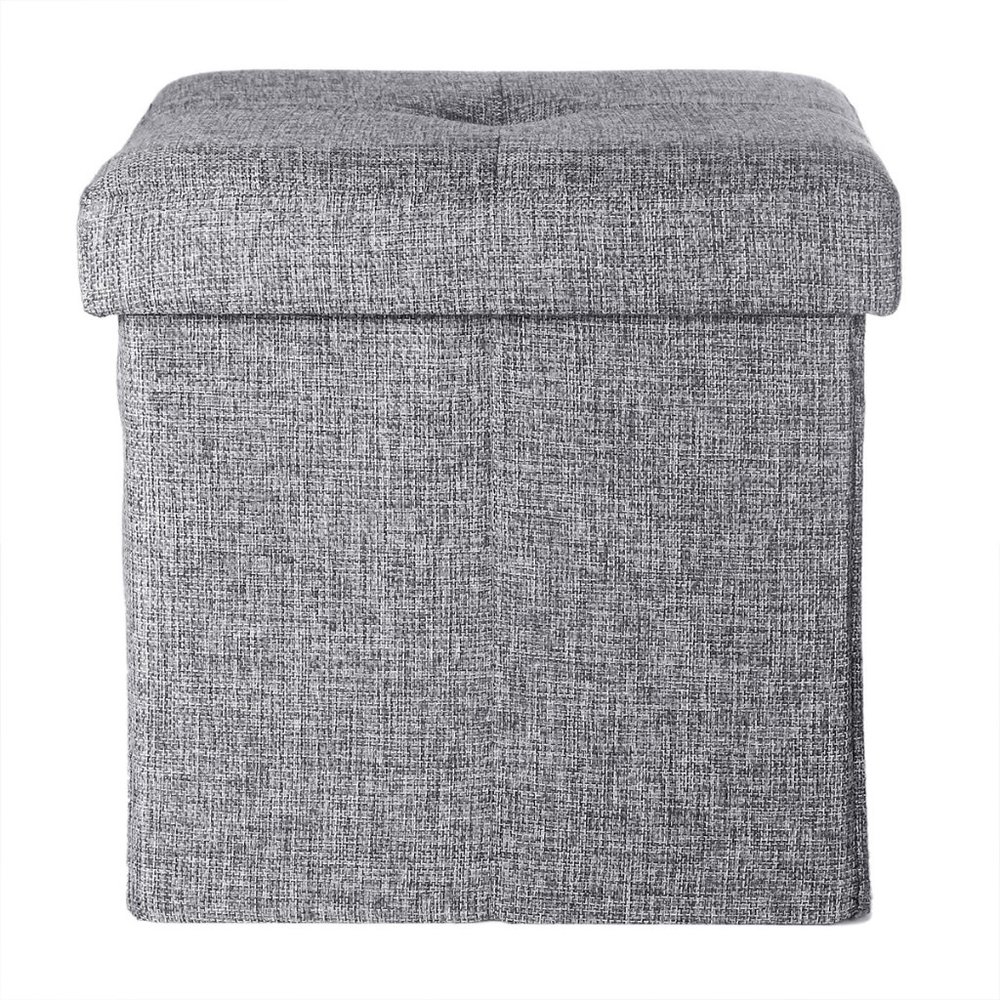 Foldable Fabric Storage Stool Multifunctional